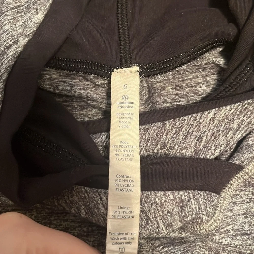 Lululemon - Think Fast Hoodie in Space Dye Camo Black Dark Slate